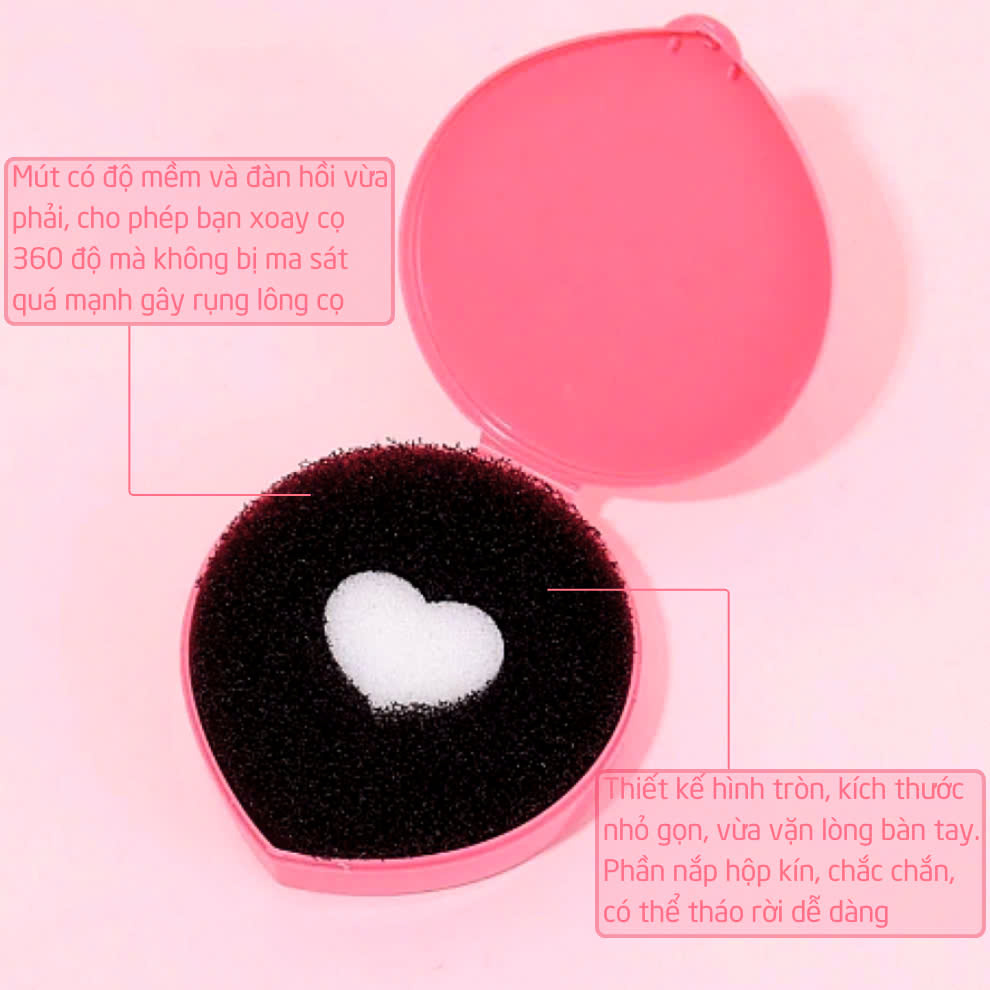 Miếng Mút Khô Vệ Sinh Cọ Mắt BH Cosmetics Dry Brush Cleaner Sponge BHK01